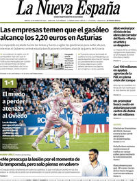 Portada La Nueva España 2026-03-10