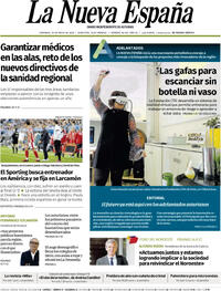 Portada La Nueva España 2026-05-10
