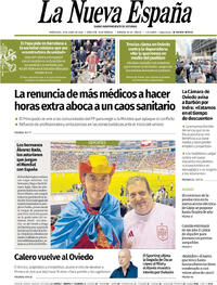 Portada La Nueva España 2026-06-10