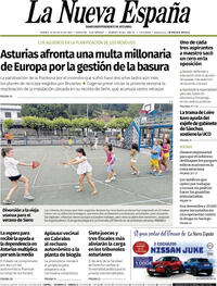 Portada La Nueva España 2026-07-10