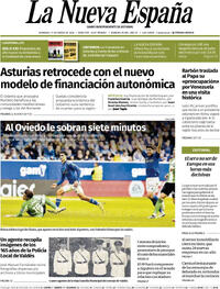 Portada La Nueva España 2026-01-11