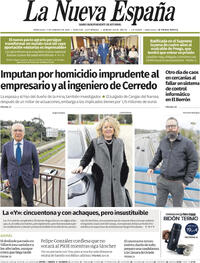 Portada La Nueva España 2026-02-11