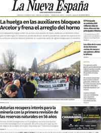 Portada La Nueva España 2026-03-11