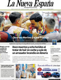 Portada La Nueva España 2026-07-11
