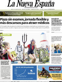 Portada periódico La Nueva España