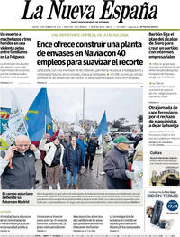 Portada La Nueva España 2026-02-12