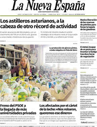 Portada La Nueva España 2026-03-12