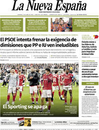 Portada La Nueva España 2026-04-12