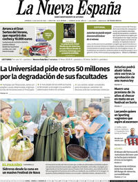 Portada La Nueva España 2026-07-12