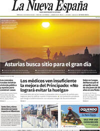 Portada La Nueva España 2026-08-12