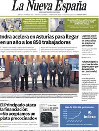 Portada La Nueva España 2026-01-13