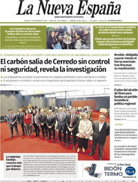 Portada La Nueva España 2026-02-13