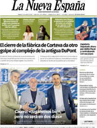 Portada La Nueva España 2026-06-13