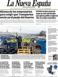 Portada La Nueva España 2026-02-14