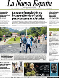 Portada La Nueva España 2026-07-14