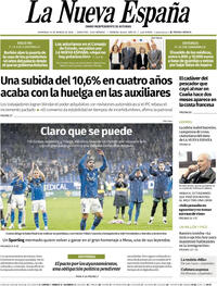 Portada La Nueva España 2026-03-15
