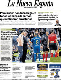 Portada La Nueva España 2026-05-15