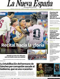 Portada La Nueva España 2026-07-15