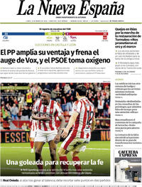 Portada La Nueva España 2026-03-16
