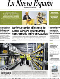 Portada La Nueva España 2026-04-17