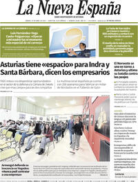 Portada La Nueva España 2026-04-18