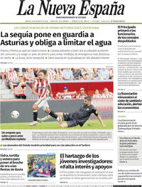 Portada La Nueva España 2026-08-18