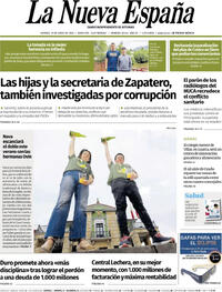 Portada La Nueva España 2026-06-19