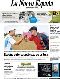 Portada La Nueva España 2026-07-19