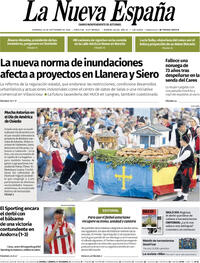 Portada periódico La Nueva España