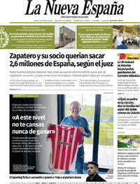 Portada La Nueva España 2026-05-21
