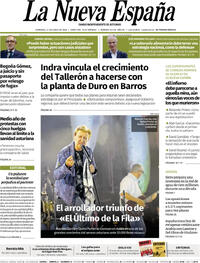 Portada periódico La Nueva España