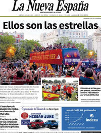 Portada La Nueva España 2026-07-21