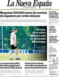 Portada La Nueva España 2026-05-22