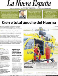 Portada La Nueva España 2026-08-22