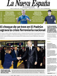 Portada La Nueva España 2026-01-23