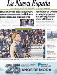 Portada La Nueva España 2026-04-23
