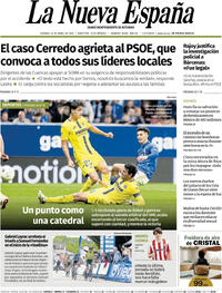 Portada La Nueva España 2026-04-24