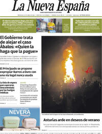 Portada La Nueva España 2026-06-24