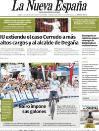 Portada La Nueva España 2026-04-25