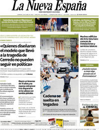 Portada La Nueva España 2026-04-26
