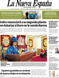 Portada La Nueva España 2026-05-26