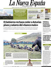 Portada periódico La Nueva España