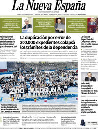 Portada La Nueva España 2026-02-27