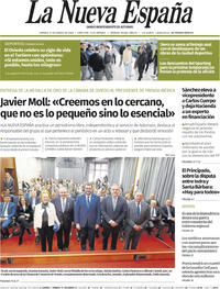 Portada La Nueva España 2026-03-27