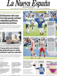 Portada La Nueva España 2026-04-27