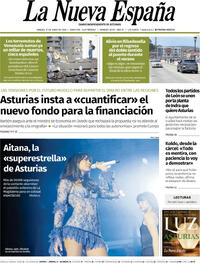 Portada periódico La Nueva España