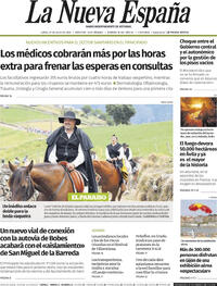 Portada La Nueva España 2026-07-27