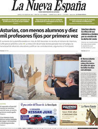 Portada La Nueva España 2026-08-27