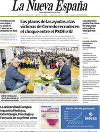 Portada La Nueva España 2026-04-28