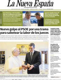 Portada La Nueva España 2026-05-28